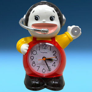 Vintage Kappa No. 740 Little DJ Talking Alarm Clock Korea Voice Works 8"